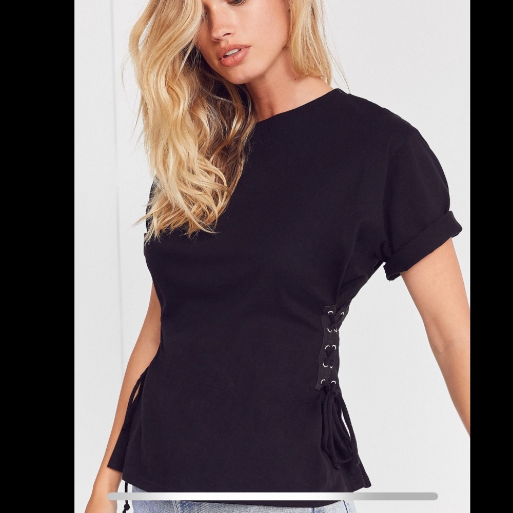 Urban Outfitters lace-up side tee